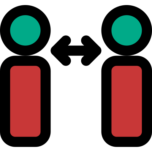 Care, corona virus, emergency, hospital, medical, sick, social distance icon